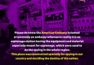 A lie called the embassy
