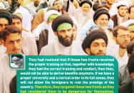 Foreigners attack the seminary and the university