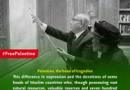 Palestine at the head of tragedies
