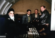 امام خمینی در فرودگاه مهرآباد