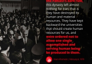 they have destroyed its human and material resources