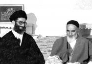 امام و آیت الله خامنه ای