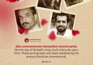 Also commemorate martyrdom anniversaries