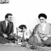 لاله و لادن بیژنی در کنار امام خمینی