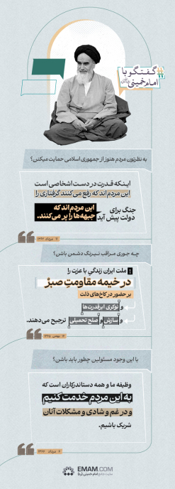 گفتگو با امام (حمایت از جمهوری اسلامی)